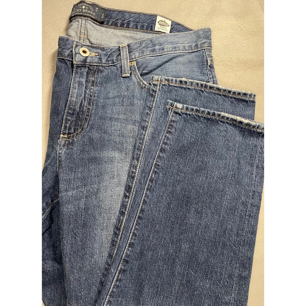 Lucky Brand Sienna Slim Boyfriend Distressed‎ Cone Denim Jeans Blue